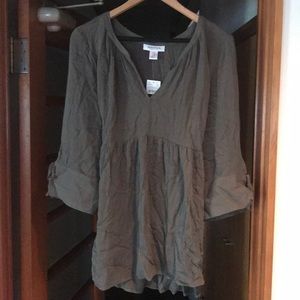 Boho maternity shirt